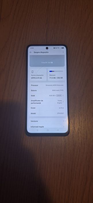 OPPO A79 5G, utilizat