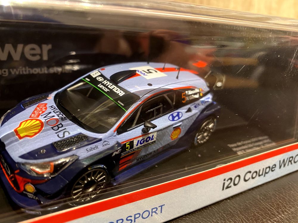 IXO Hyundai i20 Coupe WRC macheta Rally scara 1:43