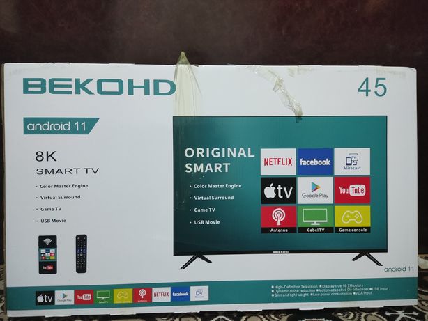 BEKO 45s Full HD 4K, 8K 1080p MAX