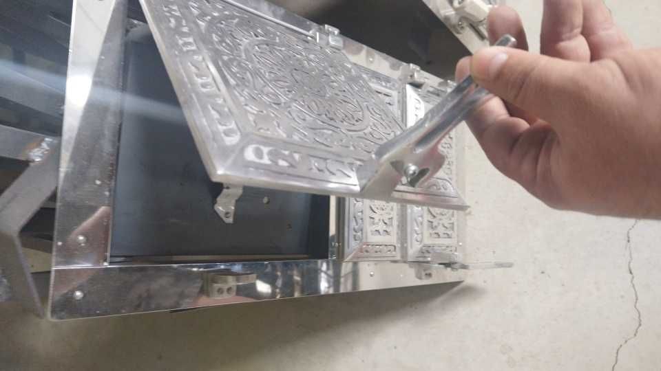 Usa portita focar pentru soba fier inox si aluminiu