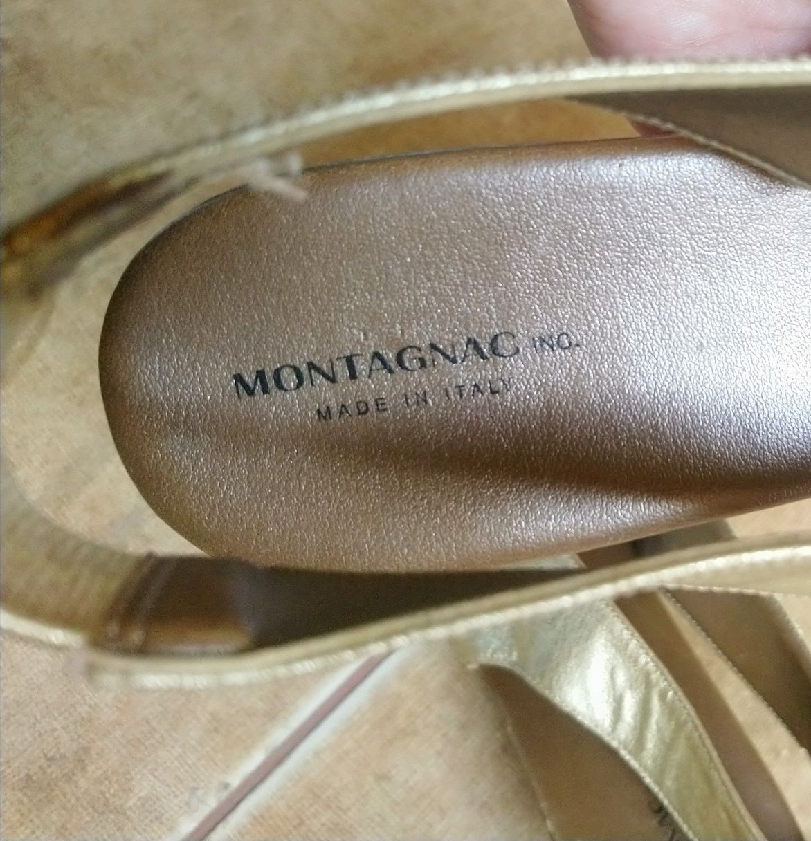 36,5 Sandale piele Montagnac Italy