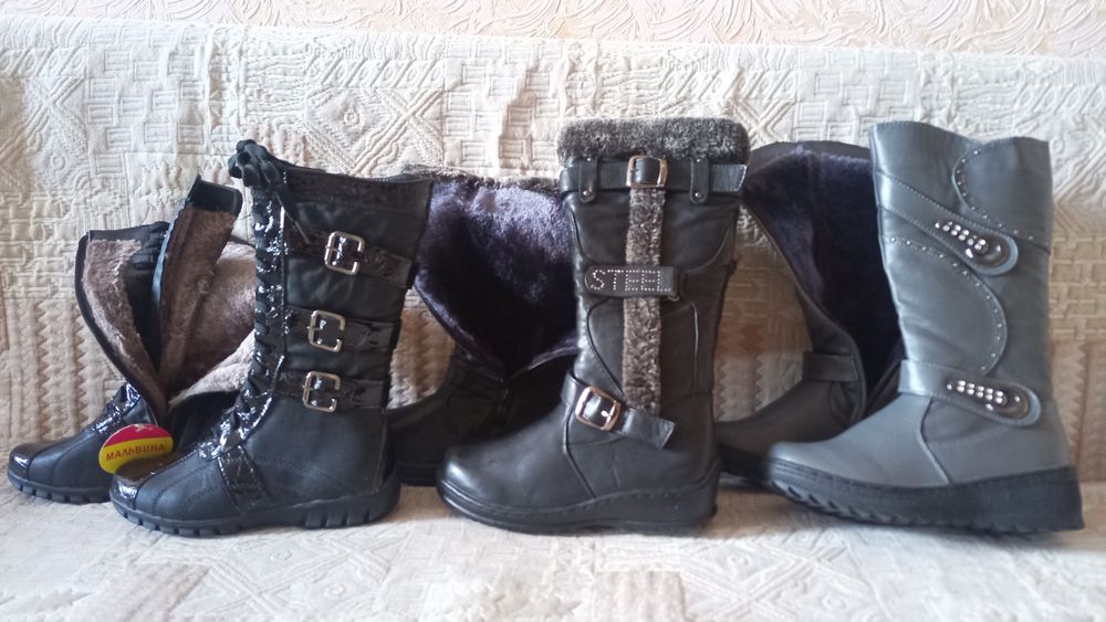 Новые сапожки (32 -33 размеры)