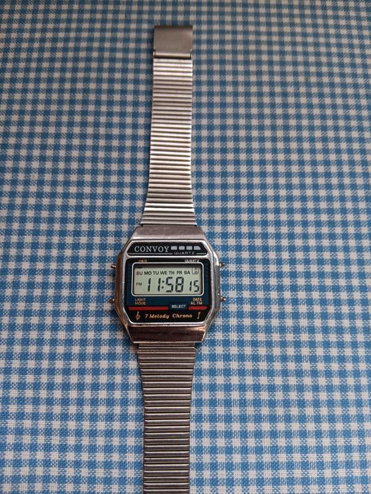 Ceas de mana Convoy, Vechi de colecție, anii 80-90 perfect functional!
