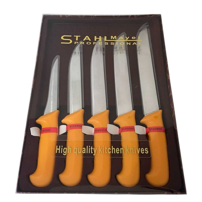 Комплект професионални месарски ножове, 5 броя STAHLMAYER Exclusive