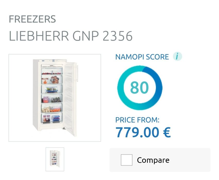 Премиум фризер Liebherr GNp 2356 А++NoFrost 145см