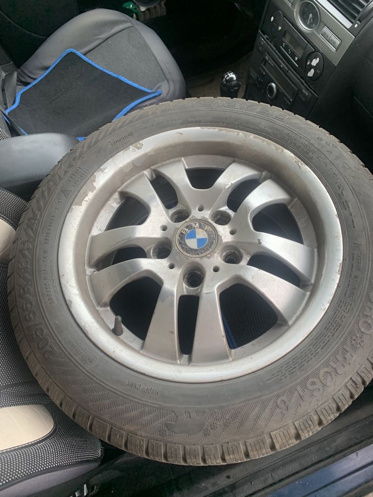 jante bmw pe 16 cu tot cu anvelope bune 205 55 16