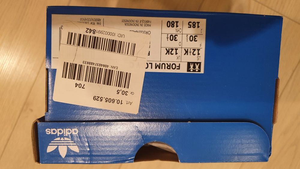 ADIDAS Scoala Forum Low C copii unisex albi nr 30.5 NOI Curier OLX