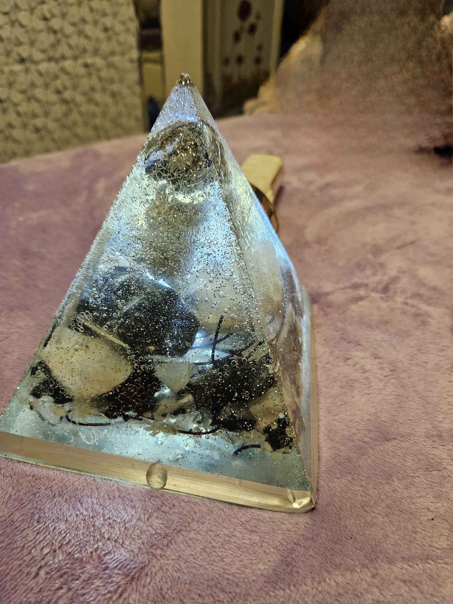 Piramida orgon 17 cm, handmade