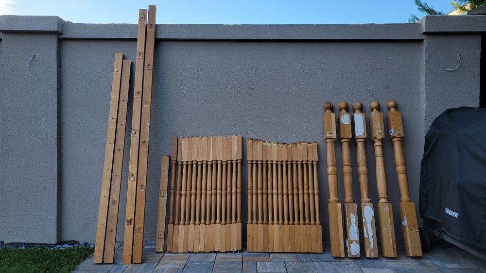 Balustri si mana curenta stejar