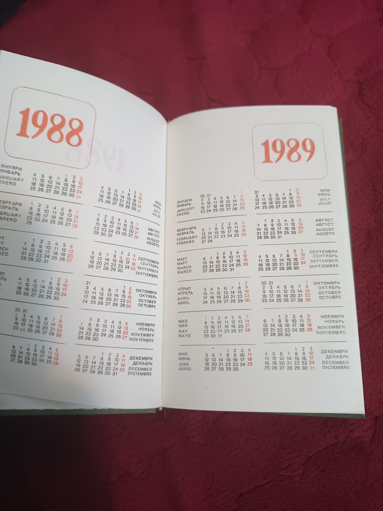 Стар тефтер КАТ от 1988