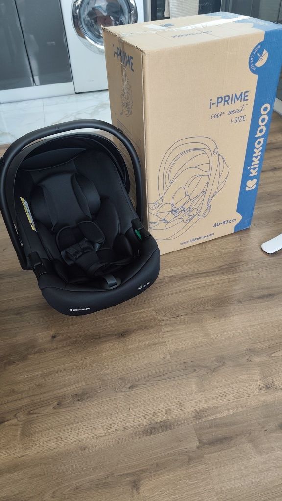 Кошница за кола KikkaBoo - i-prime, I- size, 40-87 см, черна