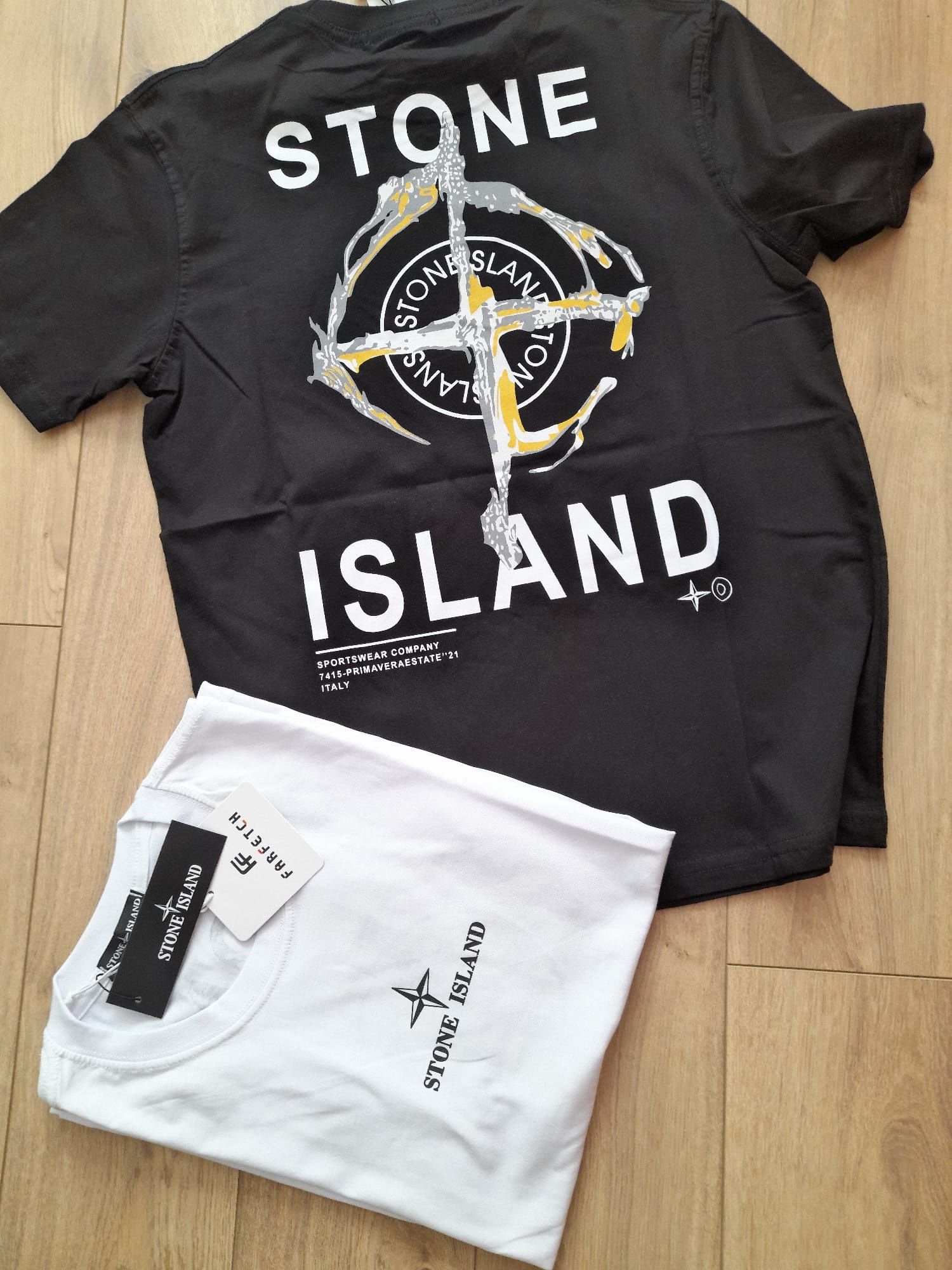 Тениски OFF-WHITE, The North Face, Stone Island