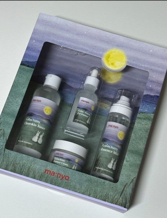Manyo Galac Brightening Set — терини оқартирувчи ва намлантирувчи тўпл