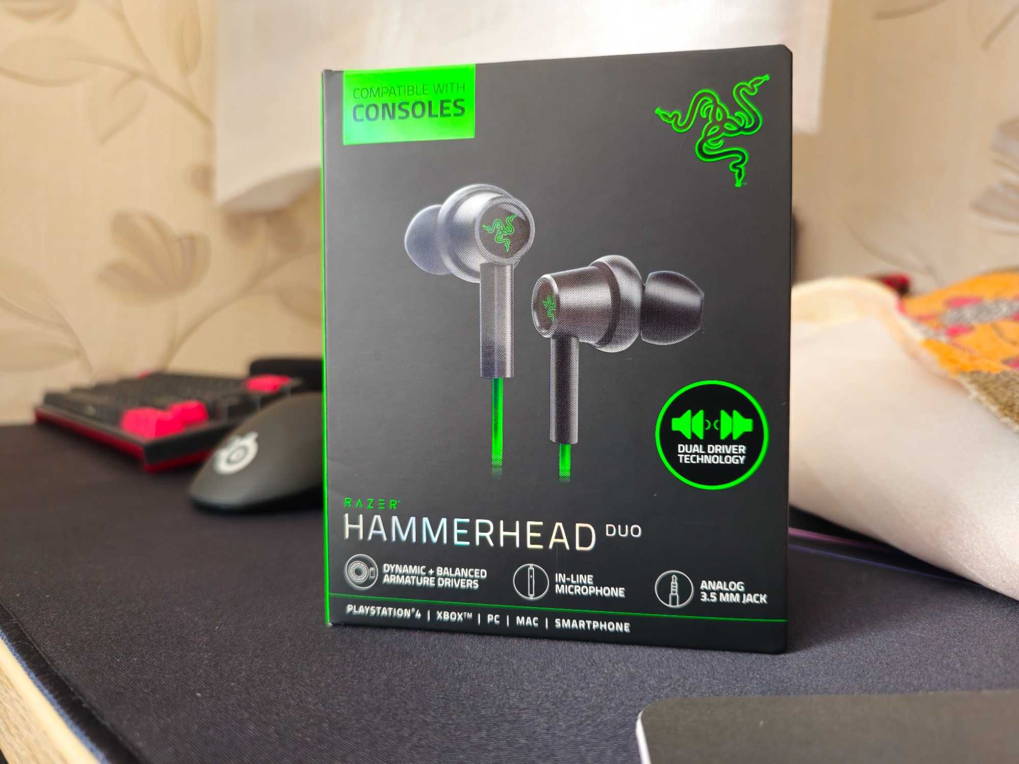 слушалки Razer Hammerhead Duo