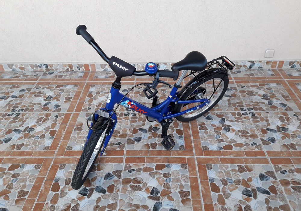 Bicicletă pentru copii 18’ PUKY Youke 18-1, ALUMINIU – Albastru