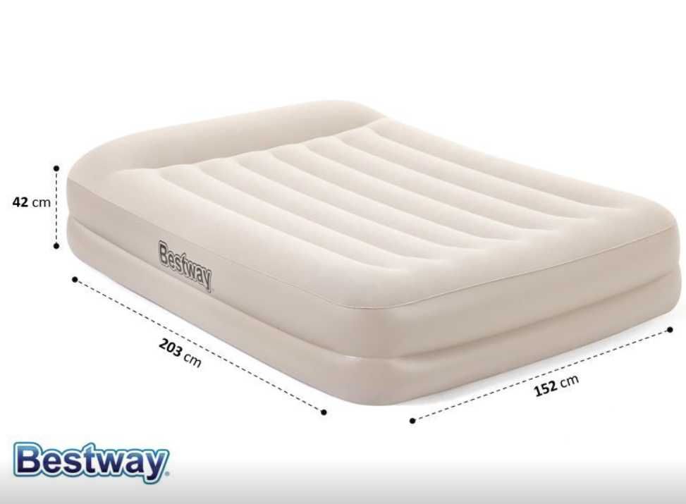 Кровать надувной-203x152x42 см. Intex-67696. Доставка бесплатно