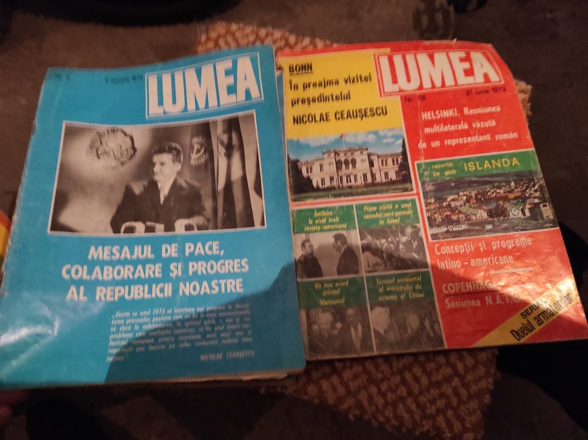 Vand reviste Lumea anii 1973-1980