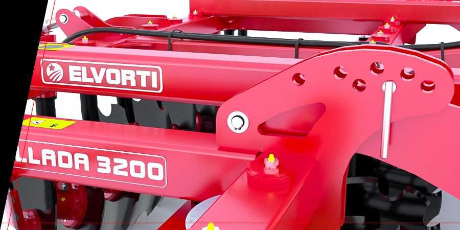Grapa cu discuri Pallada 3200 productivitate: 3,8 ha/h Livrare 48h