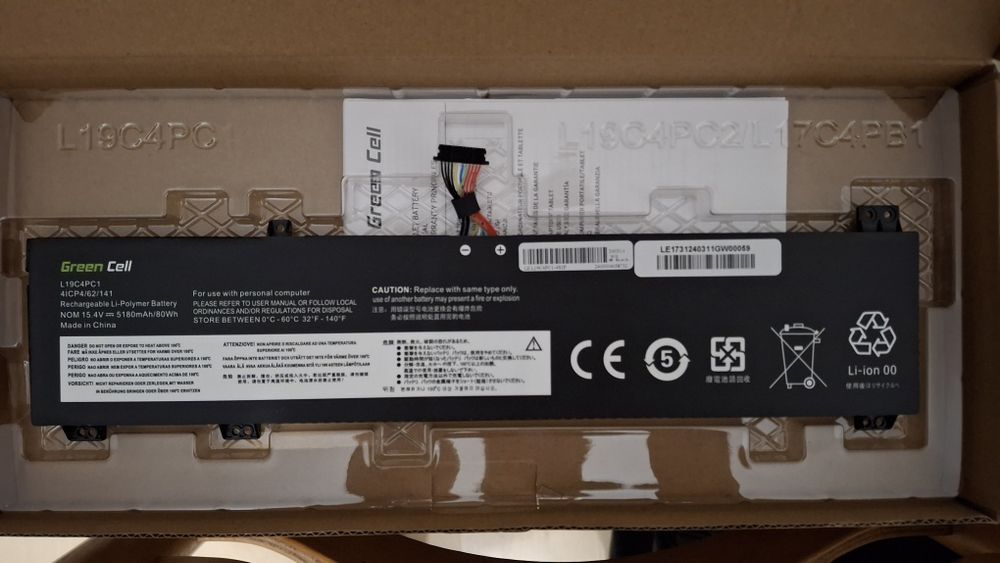 Baterie Green Cell nouă L19C4PC1