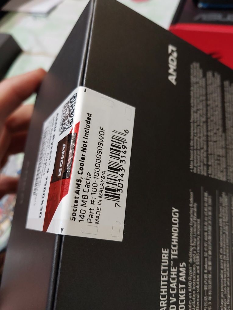 Чисто НОВ Ryzen 9 7900X3D , 12-ядрен , L3 Cache: 128 MB, в Гаранция