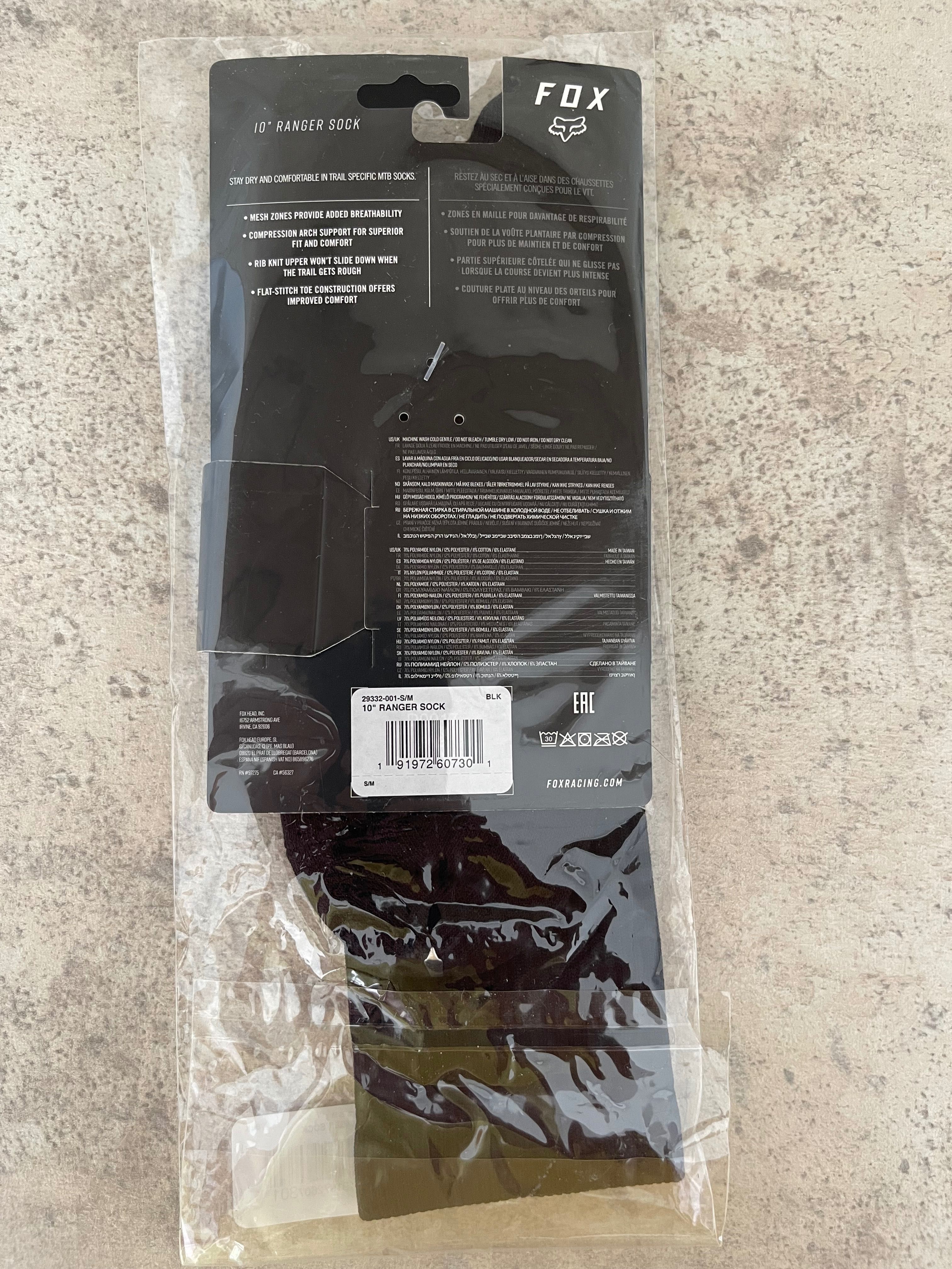 FOX Ranger 10” Socks – Чисто нови чорапи за колоездене