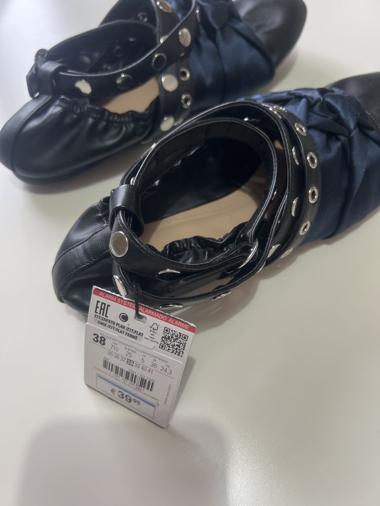 Балетки Zara 37-38 туфли