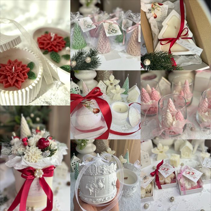 Ръчно изработени ароматни свещи от соев восък