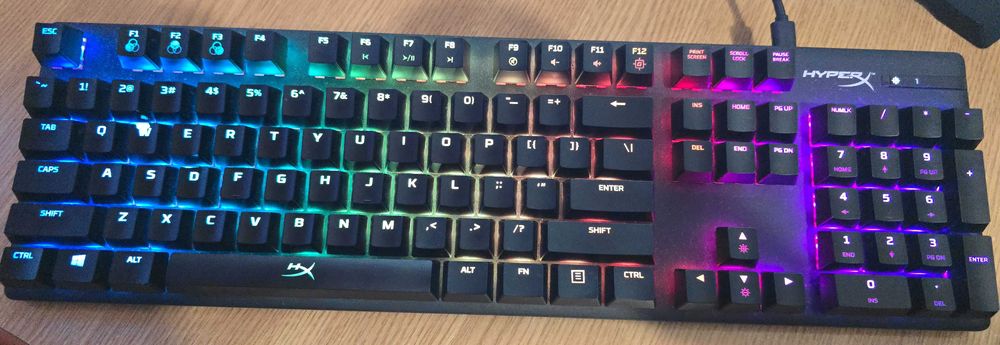 Tastatura Gaming Mecanica HyperX Alloy Origins RGB, Red Switch