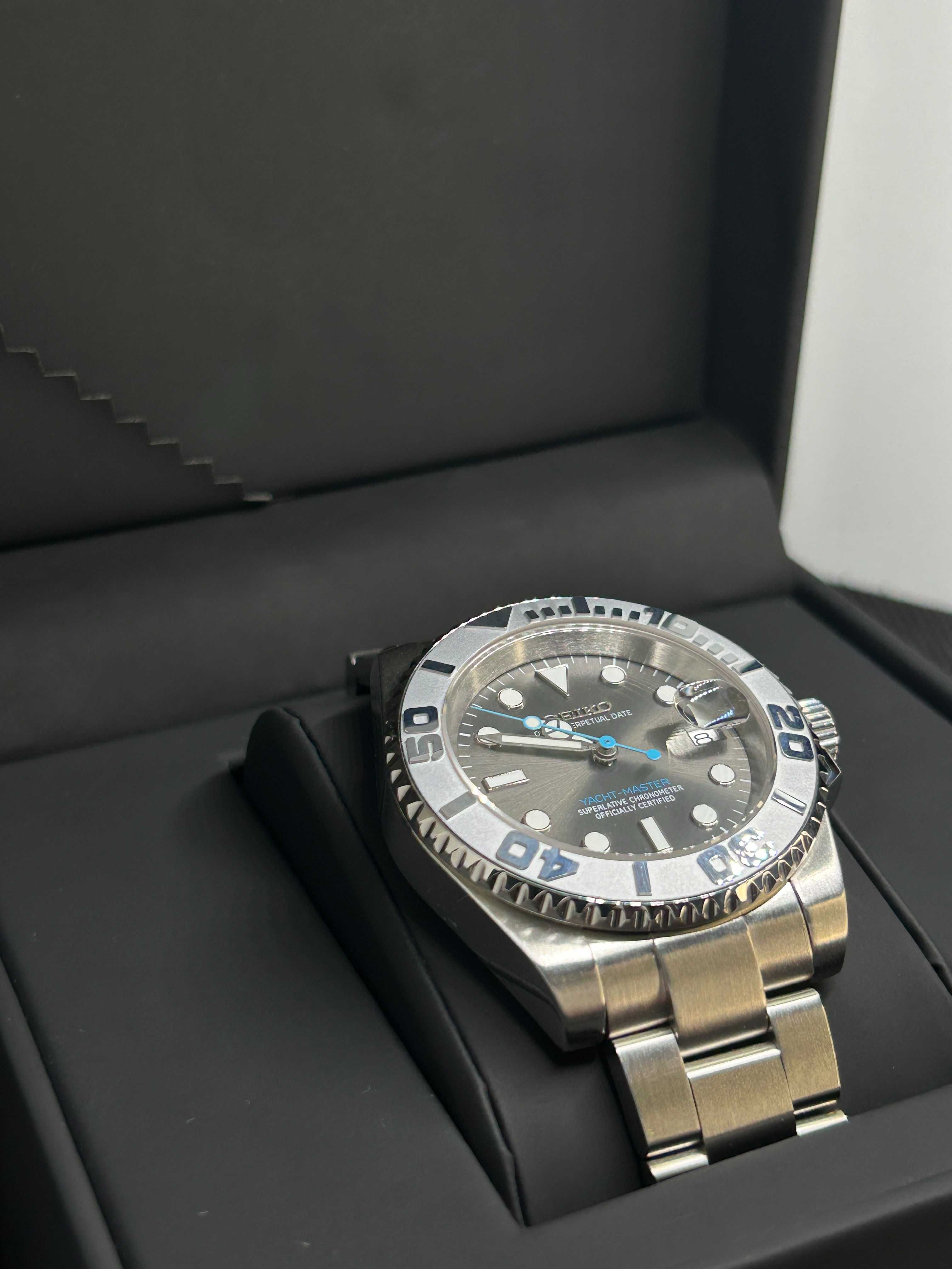 Часовник Seiko Yachtmaster mod (Silver)