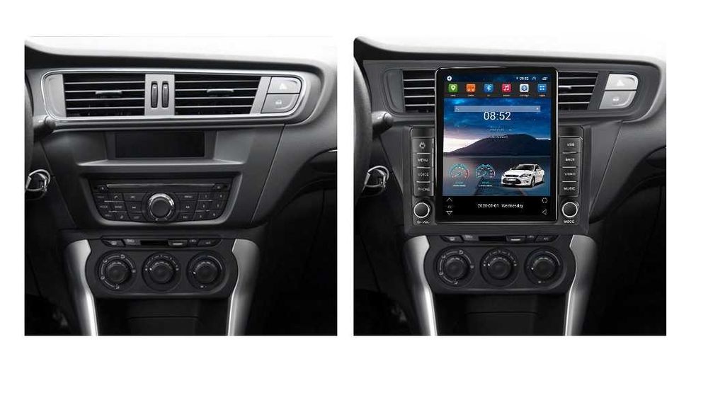 Navigatie Citroen C3 XR din 2015 - 2019 Ecran TESLA 9.7 inch 4GB RAM