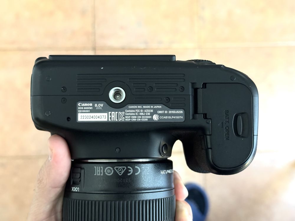 Canon 80D + Canon EF 50mm f/1.8 II