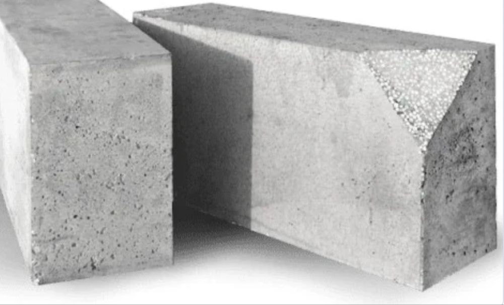 Блоки бетон с пенопластом внтутри полистирол