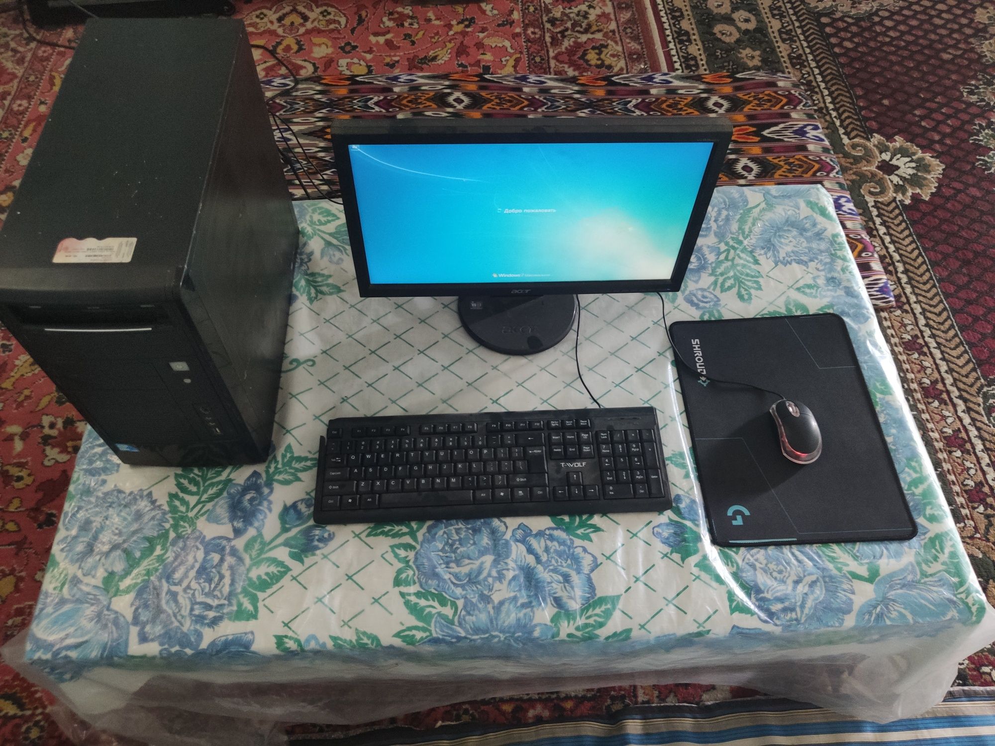Kompyuter PC, H61 plata, DDR 3, Intel Pentium, 4 GB+250 GB Xotira