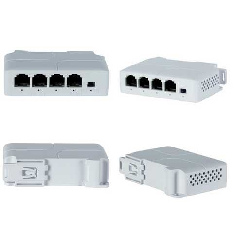 Switch POE pasiv 4P | Extender POE 4P 30W IP camera