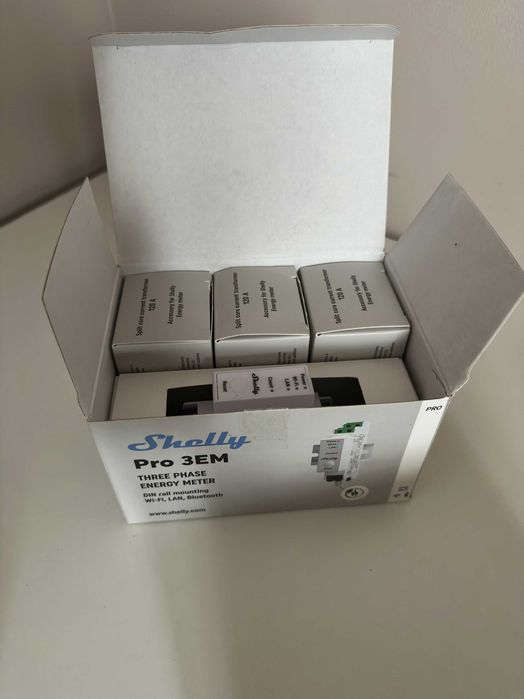 Contor Inteligent Shelly Pro 3EM pentru Sisteme Trifazate
