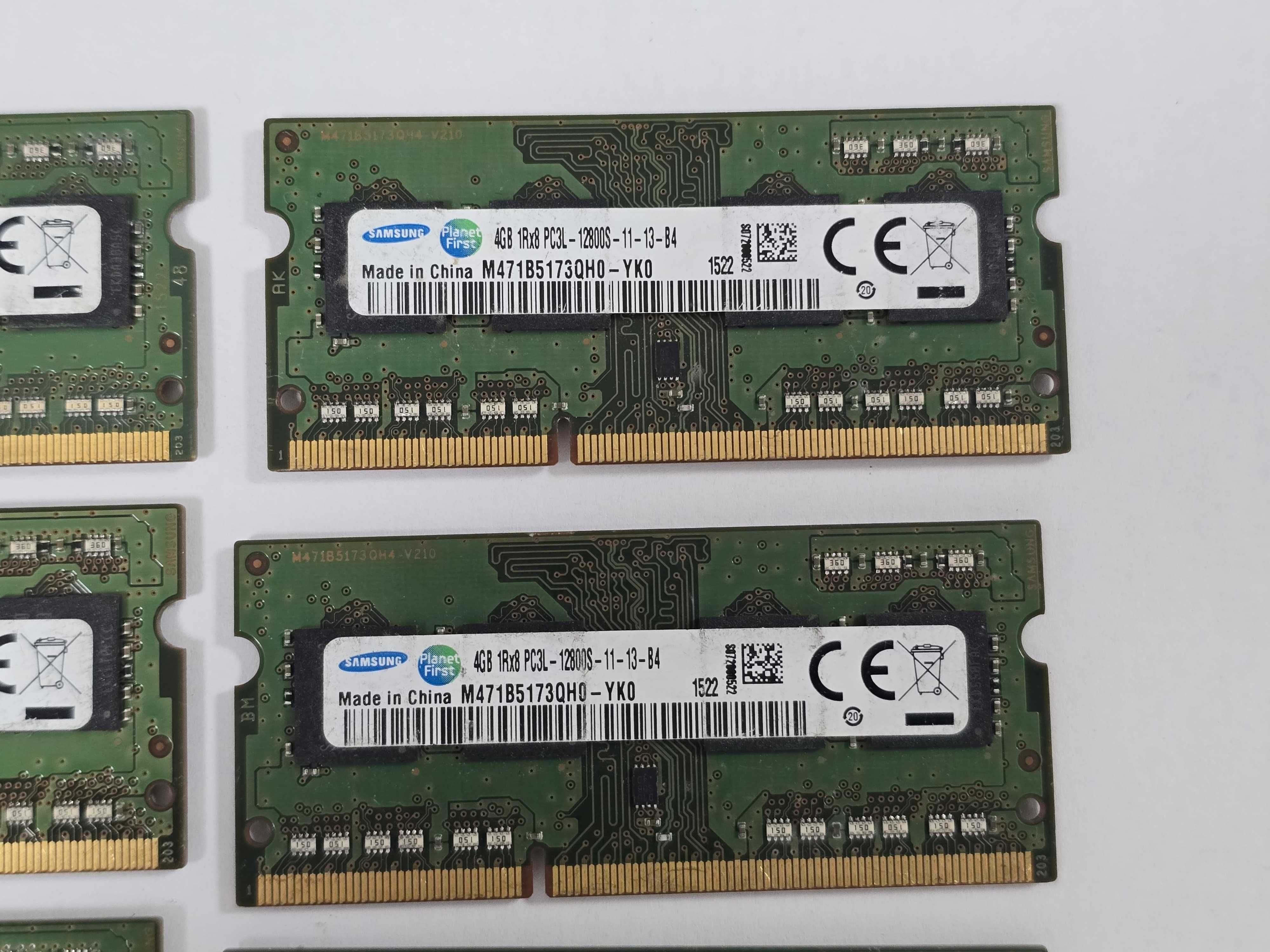 Memorie RAM laptop Samsung 4GB DDR3-1600MHz CL11 1.35V Low Voltage