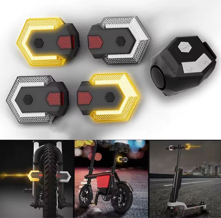Semnalizari led wireless bicicleta trotineta