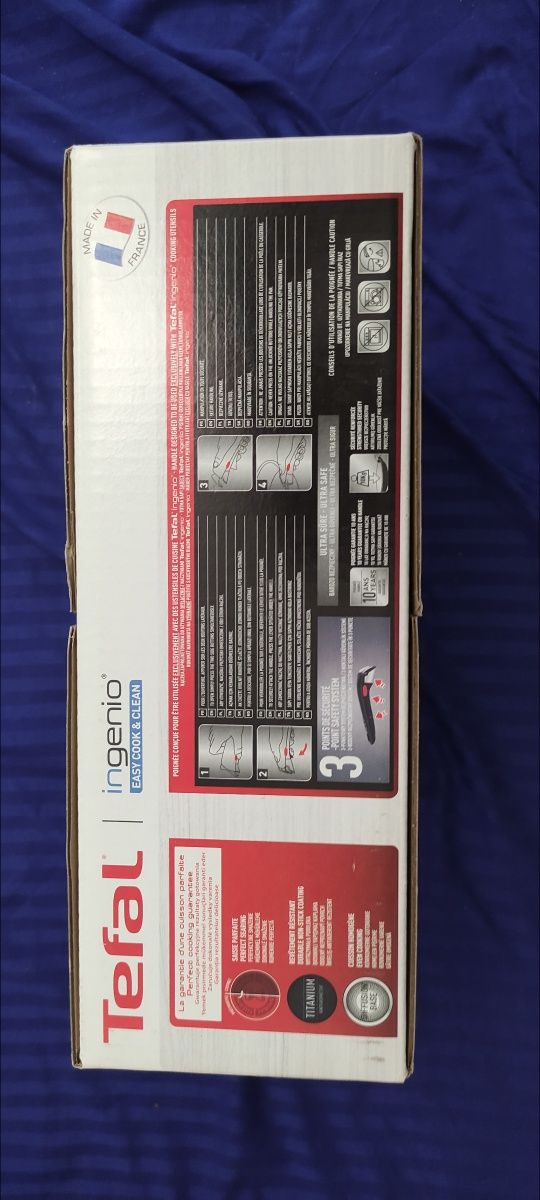 Tefal Комплект съдове за готвене Ingenio Easy Cook N Clean 3 части