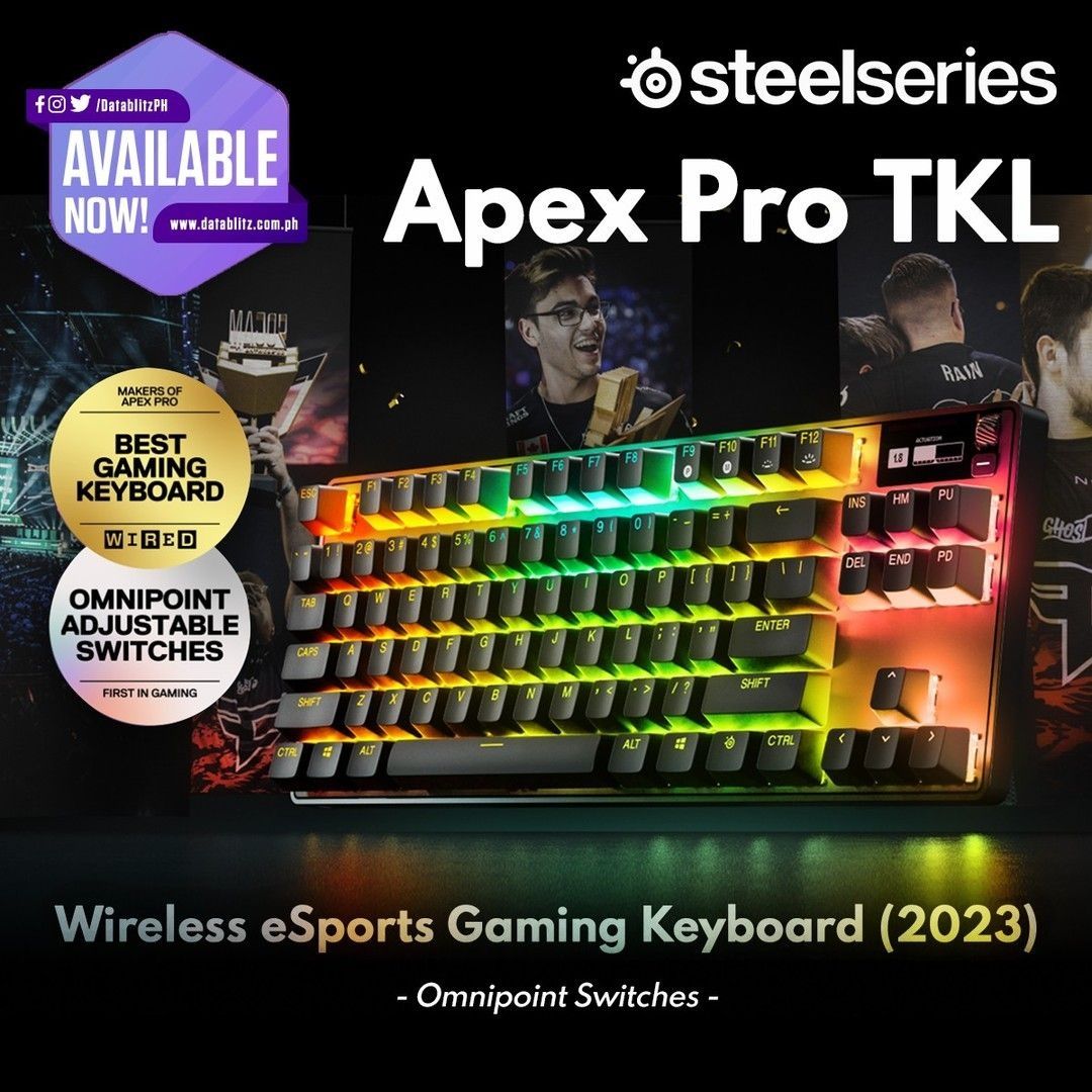 СКИДКА! Беспроводная Клавиатура Steelseries APEX PRO TKL Wireless 2023