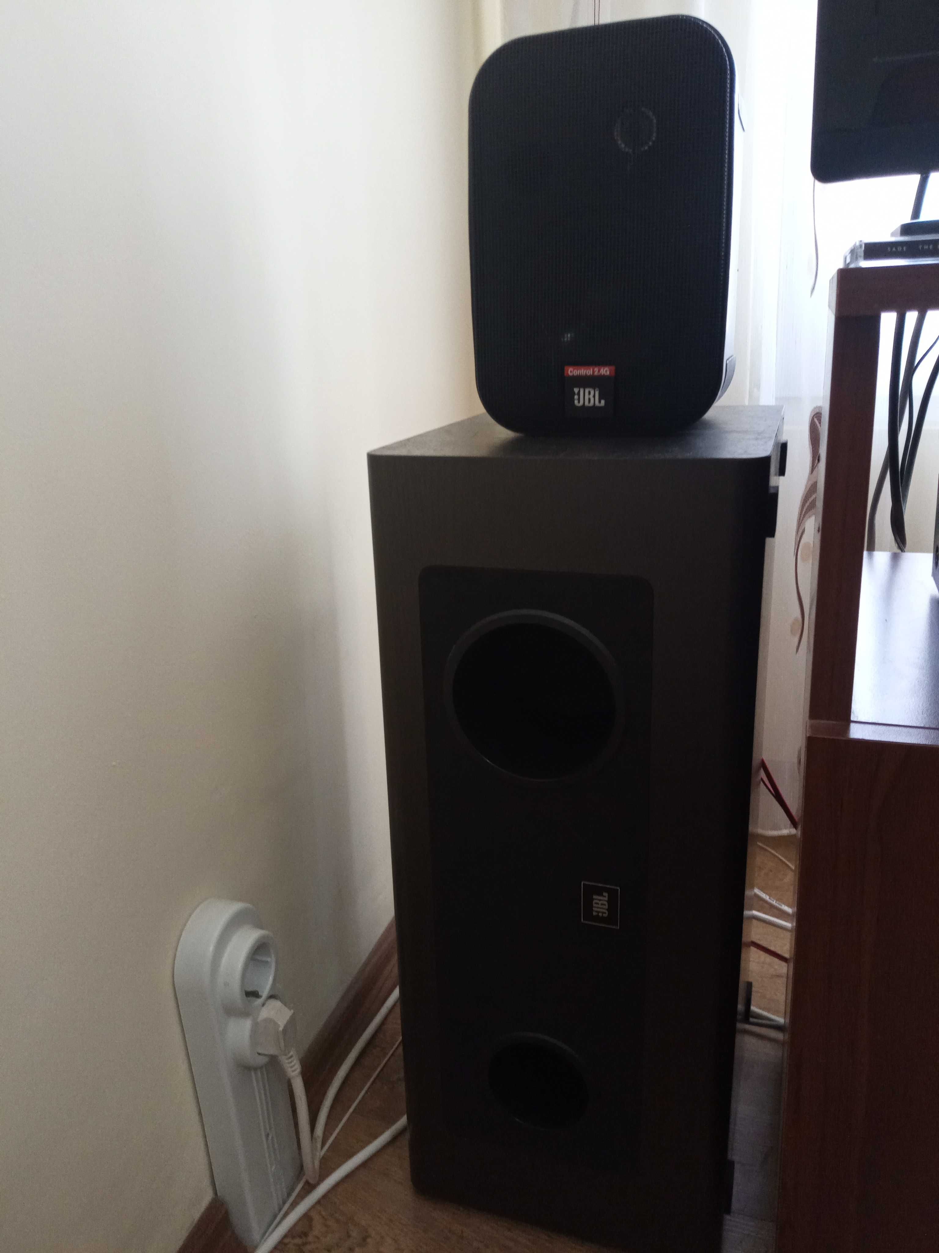 Субуфер JBL и два броя JBL control 2.4 G