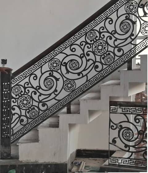 Balustrade garduri fier forjat tablă debitată cnc