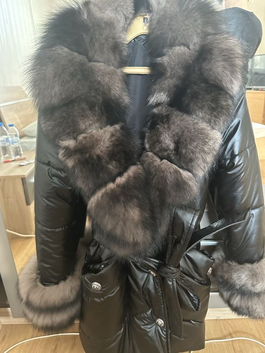 Яке шушляк с естествен кафяв косъм