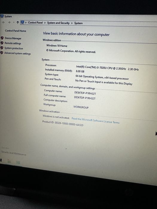 Продавам лаптоп HP