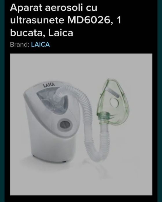 Aparat aerosoli ultrasunete