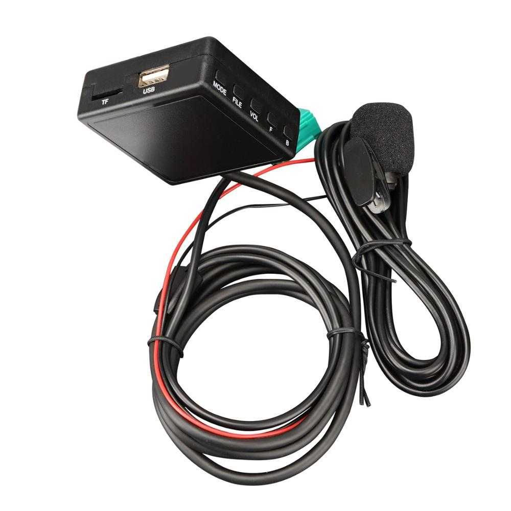 Interfata Bluetooth USB AUX Microfon ISO 6 Pini Renault Megane Laguna