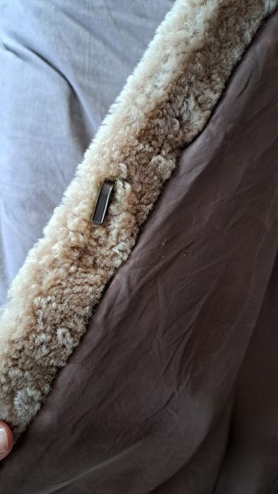 Blană naturală/ Teddy Coat de blană naturală