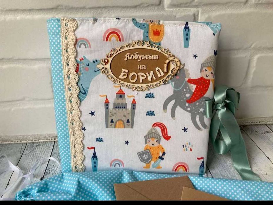 Албум за снимки, 200 броя и текстилна тотбичка