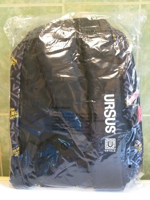 Unic! Rucsac original Ursus ed. limitata colectie Untold-DJ Blana(nou)