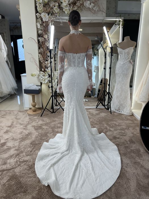 Rochie de mireasă tip sirenă