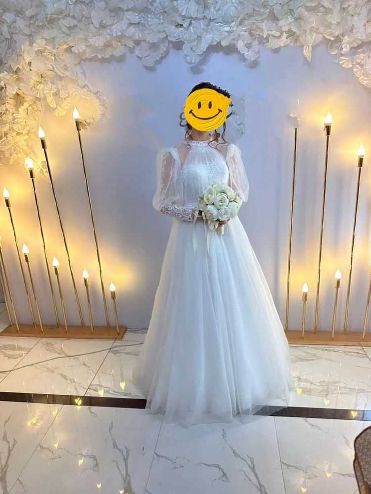 Свадебное платье размер 42-44, М-ка